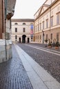 Piazza SantÃ¢â¬â¢Antonio Maria Zaccaria in the Area Behind the Baptistery of Cremona, Lombardy, Italy